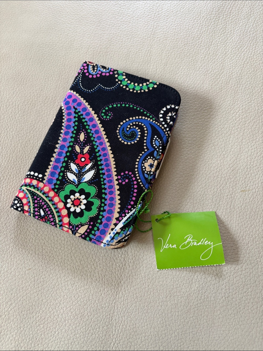 NWT Vera Bradley Black Paisley Journal